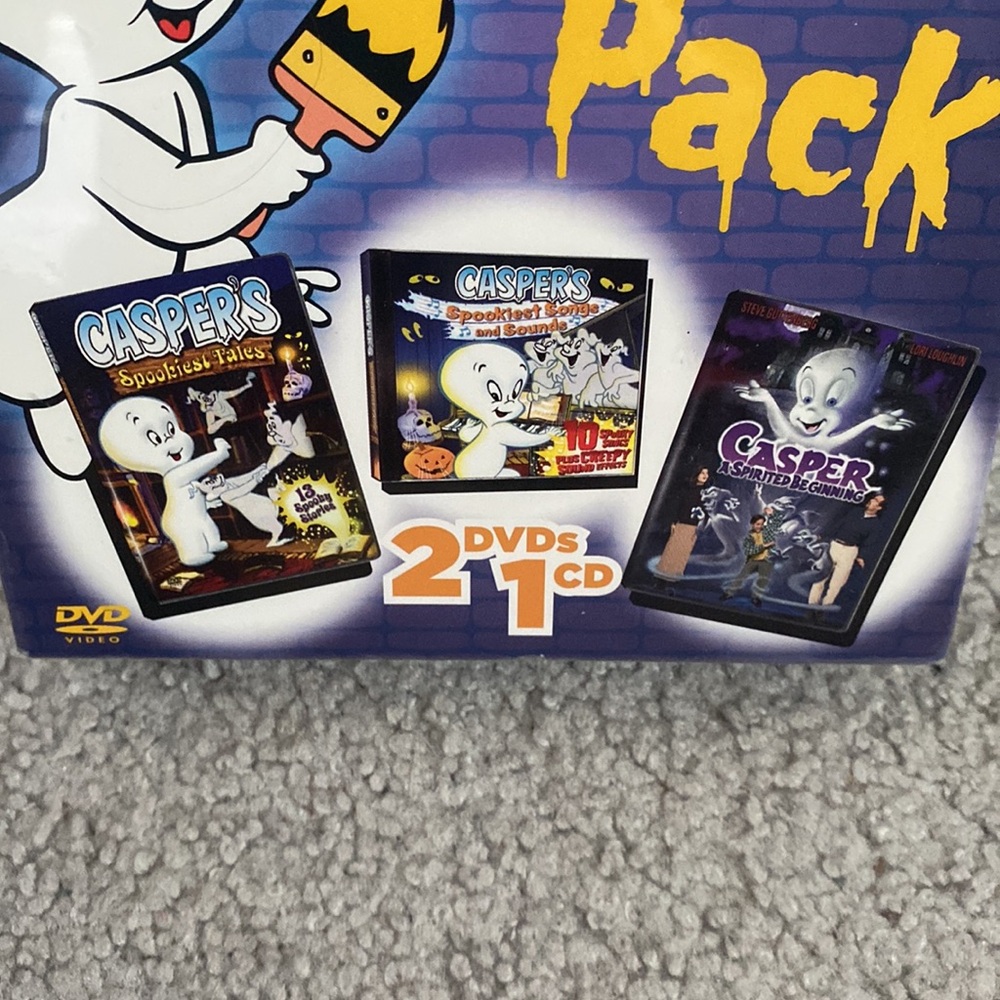 Casper the Friendly Ghost Fun Pack - 2 DVDS + 1 CD - Picture 2 of 8